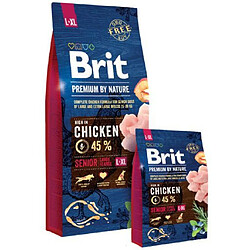 Brit Premium by Nature Senior S+M 15 kg Pomme, Poulet, Maïs