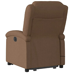 Acheter vidaXL Fauteuil de massage inclinable Marron Tissu