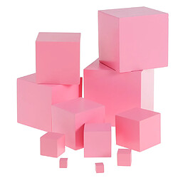 Bois Blocks jouets,Educatinal jouets,Stacking jouets,rose bois Jouets,Jeux Jouer,Developmental Toy,Beau cadeau,Kid Toys pas cher