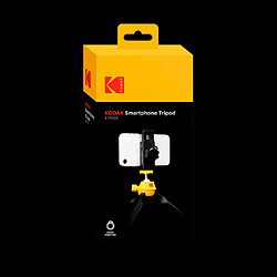 KODAK Smartphone Tripod - Vlogging Trépied/poignée pour smartphones et caméras avec système de fixation à vis ¼ (Vlogging, Bluetooth) - Noir pas cher