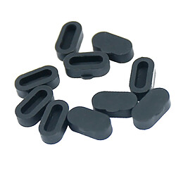 Avis 10pcs Garmin Fenix 5 5S 5X Chargeur Silicone Bouchon Anti-poussière Port Protecteur Noir