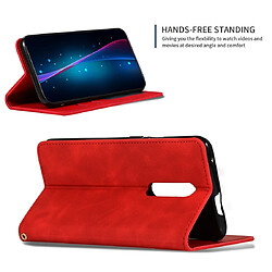 Acheter Wewoo Housse Coque Etui en cuir avec rabat horizontal magnétique Business Skin Feel pour OnePlus 7 Pro Rouge