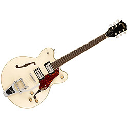 G2622T Streamliner Center Block Bigsby LR Broad’Tron BT-3S Vintage White Gretsch Guitars