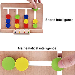 Acheter Wewoo Jeu d'éveil pour la Petite Enfance Éducation Préscolaire Formation Jouets Bébé Jouet Montessori Quatre Couleurs Couleur Correspondant