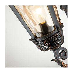 Elstead Lighting Applique murale extérieur Baltimore Verre,Acier Bronze patiné