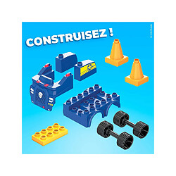 Pat Patrouille Paw Patrol Jeu de construction Chase et son véhicule de police Bleu