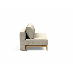 Avis Inside 75 INNOVATION LIVING Canapé design TRYM convertible lit 140*200 cm tissu Bouclé Beige