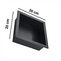 Desineo Niche prête à carreler XPS 200 x 200 mm pour hammam salle de bain et tous milieux humides