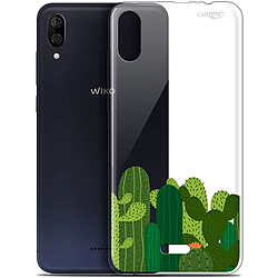 Caseink Coque arrière Wiko Y80 (6 ) Gel HD [ Nouvelle Collection - Souple - Antichoc - Imprimé en France] Cactus