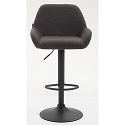 Avis Non Lot de 2 tabourets de bar Braga tissu noir