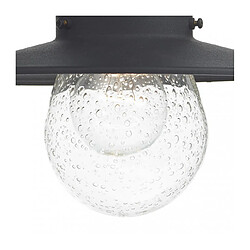 Luminaire Center Applique murale Sedgewick noir et verre 1 ampoule