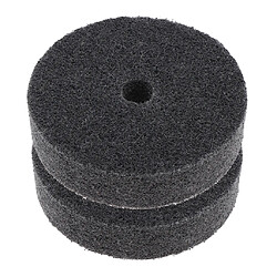 2pcs 3 '' roue de polissage fibre de nylon meule pour banc gris