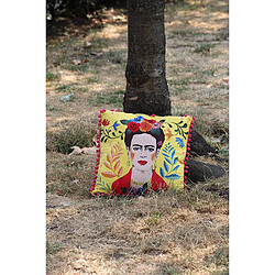 Avis Talking Tables Frida Kahlo - Coussin Frida - 45 x 45 cm