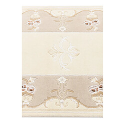 Vidal Tapis de couloir en laine 399x89 beige Darya pas cher