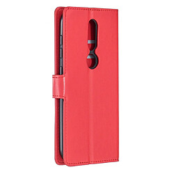 Acheter Wewoo Housse Coque Etui à rabat horizontal pour Nokia 4.2 Crazy Horse Texture avec supportfentes cartesportefeuille et cadre photo Rouge