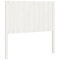 vidaXL Tête de lit Blanc 95,5x4x100 cm Bois massif de pin