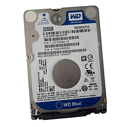 Western Digital Disque Dur 320Go SATA 2.5" WD Blue WD3200LPCX-16VHAT1 CP725086-01 10601900552 - Occasion