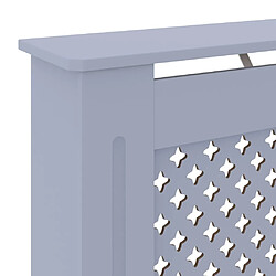 Acheter vidaXL Cache-radiateur MDF Gris 78 cm