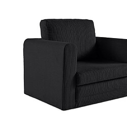 Avis Bestmobilier Marilia - fauteuil - convertible déplimousse - en velours côtelé