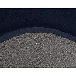 Avis Lisa Design Joy - tapis organique - fausse fourrure - bleu