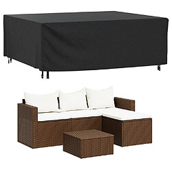 vidaXL Housses de salon de jardin 2 pcs 200x160x70 cm imperméable 420D