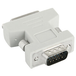 Wewoo Adaptateur DVI-I 24 + 5 Broches Femelle à VGA 15 Convertisseur Mâle