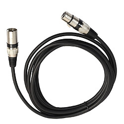 Câble XLR mâle à femelle Noire Câble Adaptateur pas cher