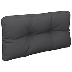 Avis vidaXL Coussin de palette noir 70x40x12 cm tissu