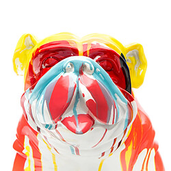 Avis Figurine Décorative Chien Bulldog Kuatéh en Polyrésine 61x32x38 cm Multicolore