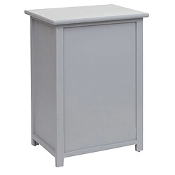 Decoshop26 Commode polyvalente armoire avec tiroir 55x39,5x28,5 cm polyrotin marron bois gris foncé 04_0006502 pas cher