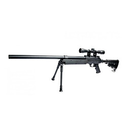 Asg Pack complet Fusil de précision Urban Sniper Metal Spring + BiPied + Lunette + 2 Chargeurs