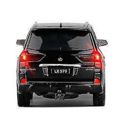 Avis Universal Lexus LX570 Die Cast Alloy Car Model Collectibles Boy Birthday Present Children's Toy's Car (noir)