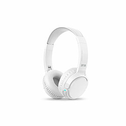 Acheter Casque Bluetooth 5.4 SPC Heron 2 Studio - Double connexion - Autonomie de la batterie jusqu'à 50 heures - Conception réglable et pliable - Contrôle du casque - Couleur blanche