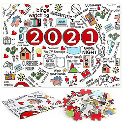 Acheter Universal 1000 pièces 2021 Prévention des épidémies Puzzle DIY Puzzle Jouets Assemblage Images Déco