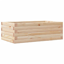 vidaXL Jardinière 70x40x23 cm bois de pin massif