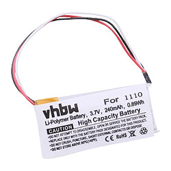 vhbw Batterie Li-Polymer 240mAh (3.7V) pour Gamepad Controller Console de jeu Logitech H600 comme 1110.