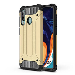 Wewoo Coque Renforcée Étui combiné TPU + PC pour Galaxy A60 or