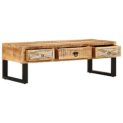 Avis Maison Chic Table basse,Table Console Table d'appoint, Table pour salon 110 x 50 x 38 cm Bois de manguier massif -MN39581