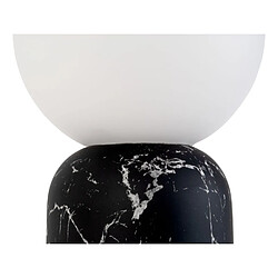 Acheter LEITMOTIV Lampe à poser design boule Gala effet marbré - H. 32 cm - Noir