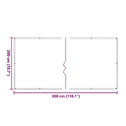 Acheter vidaXL Bâche transparente avec œillets 2x3 m polyéthylène