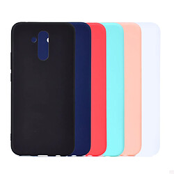 Wewoo Coque Souple Pour Huawei Mate 20 Lite Etui TPU Candy Color Bleu pas cher