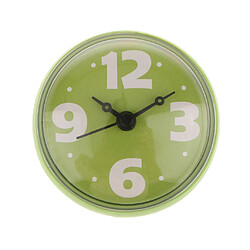 Avis ventouse horloge murale horloge salle de bain douche silicone horloge, étanche vert