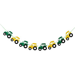 Bannière En Feutre de Voiture de Tracteur Cool Baby Shower Décorations de Fête D'anniversaire pour Enfants