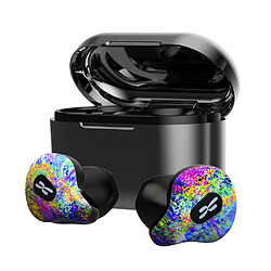 Universal Véritable mini casque Bluetooth sans fil, stéréo, bouchons d'oreille sportifs, suppression du bruit, oreilles, téléphone, mains, microphone, écouteurs.