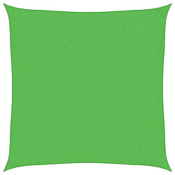 vidaXL Voile d'ombrage 160 g/m² Vert clair 3x3 m PEHD