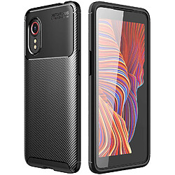 Coque brossée noire pour Samsung Galaxy Xcover 5 4G Style Carbon Fiber Antichoc XEPTIO