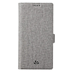 Etui en PU VILI fermoir magnétique avec support gris pour votre Samsung Galaxy S22 Plus 5G