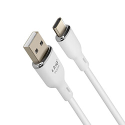 LinQ Câble USB vers USB C 5A Charge et Synchronisation Longueur 1.2m Blanc