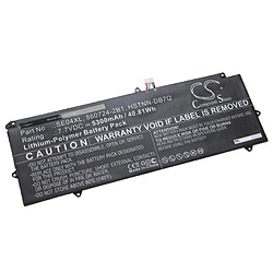 vhbw Batterie compatible avec HP Pro Tablet x2 612 G2(1DT69AW), x2 612 G2(1DT72AW), x2 612 G2(1DT75AW) laptop (5300mAh, 7,7V, Li-polymère)