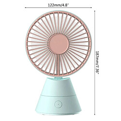 Ventilateur de Bureau USB Portable Ventilateur de Bureau Personnel à Cycle Cyclone à Flux d'air 3D à 3 Vitesses Refroidisseur d'Air de Bureau Portable Réglable Haut/Bas pas cher